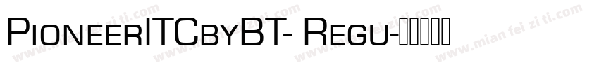 PioneerITCbyBT- Regu字体转换